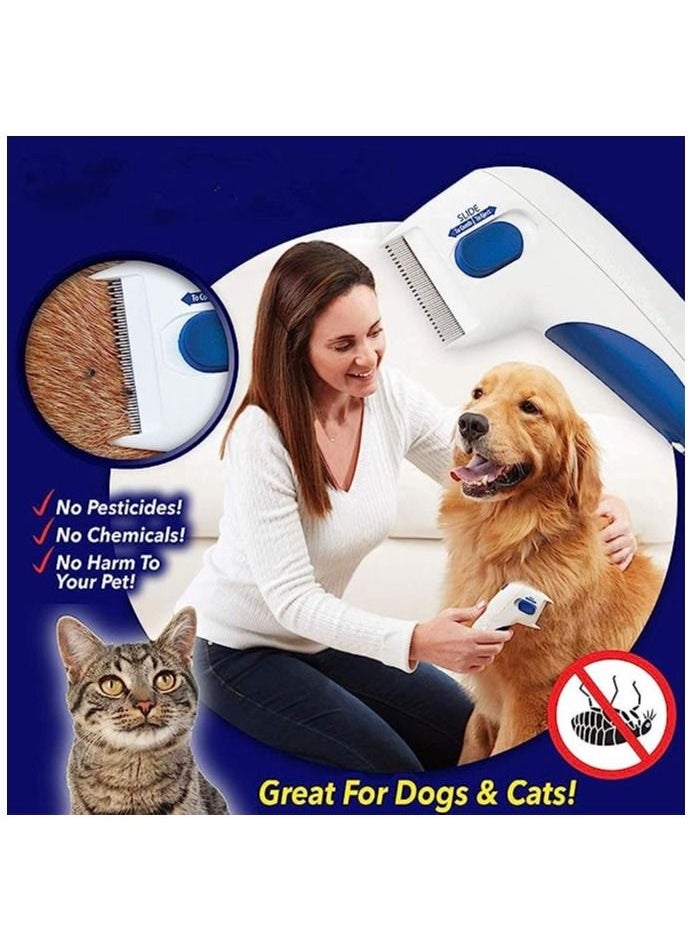 Generic - 1 Piece Pet Electric Hair Lice Removal Comb - Electric Hair Flea Remover Comb - Grooming Tool - Image 1