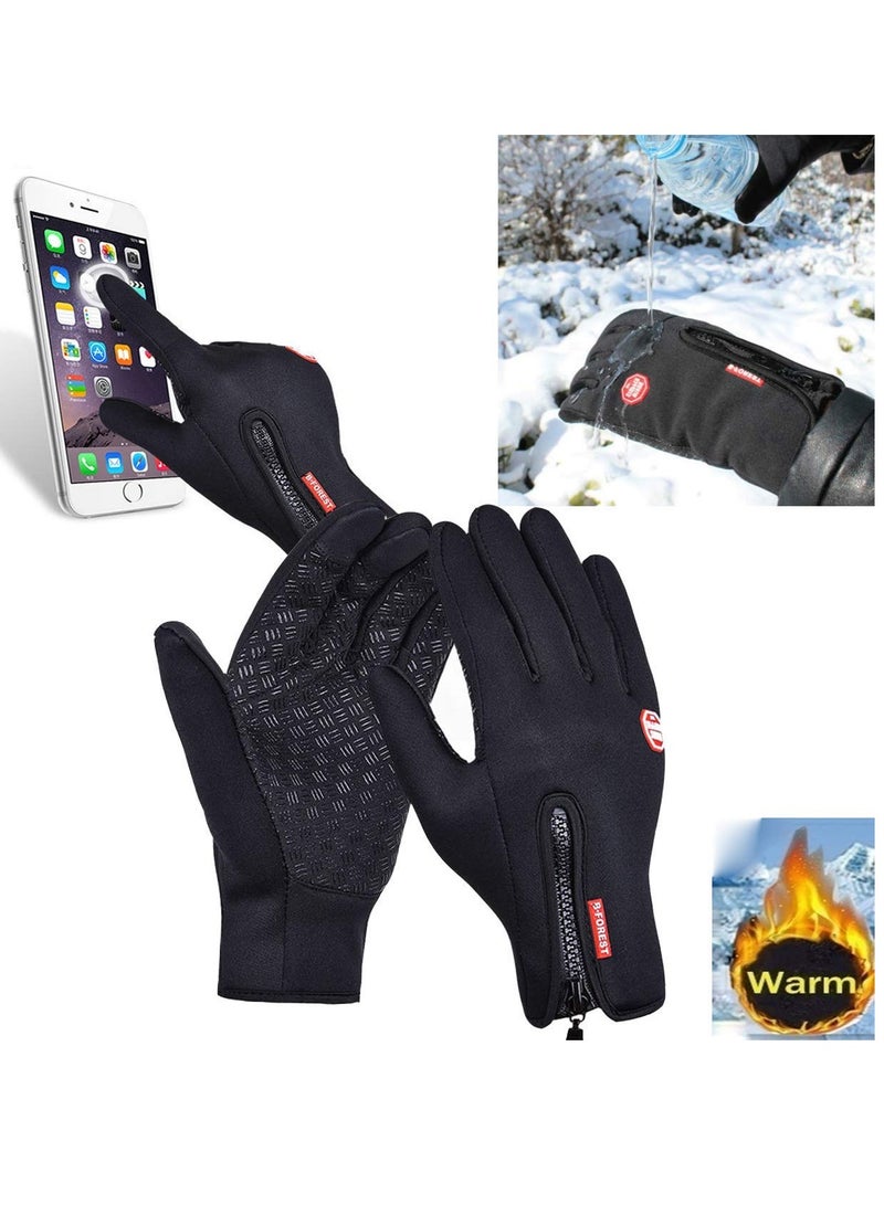 SYOSI Winter Touch Screen Warm Gloves for Cycling Amazing Thermal Premium Thermal Windproof Gloves Outdoor Sports Bike Glove Bicycle Gloves Cycling Gloves Padded Bike Gloves  - Image 1