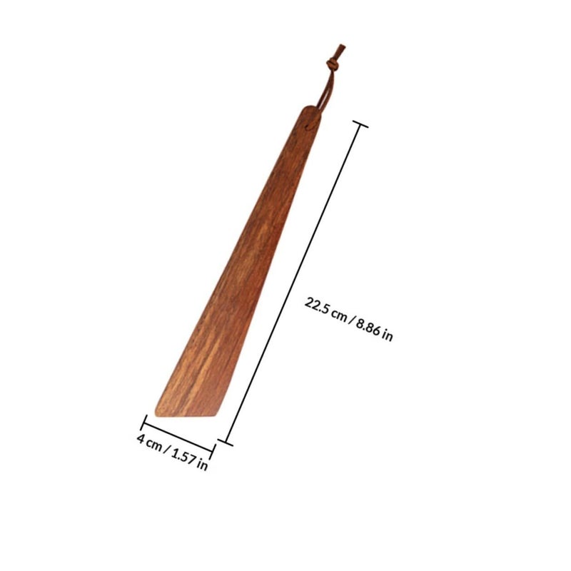 Wood Flat Cooking Spatula Small Outdoor Camping Kitchen Utensil Nonstick Portable Handle for Travel - Image 2