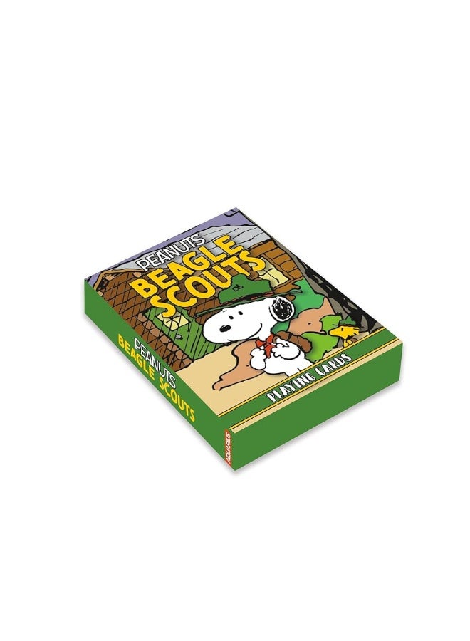 AQUARIUS Snoopy Beagle Scouts Playing Cards  Snoopy Beagle Scouts Themed Deck of Cards for Your Favorite Card Games  Officially Licensed Peanuts Merchandise  Collectibles