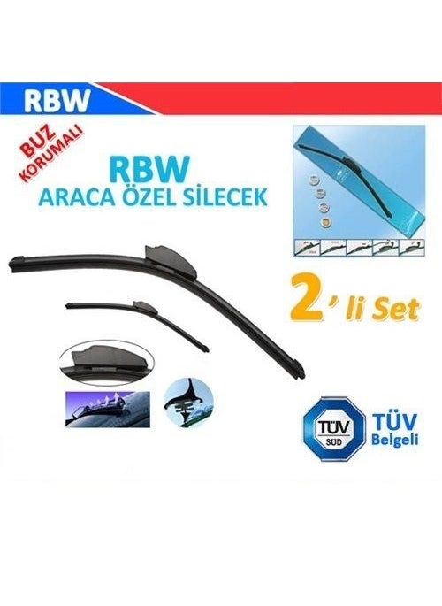 RBW Renault Megane 3 Convertible Vehicle Special Wiper Blade (RIGHT-LEFT Set of 2) 