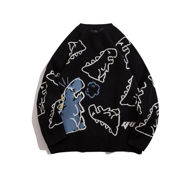 Men's Dinosaur Jacquard Sweater - Image 3