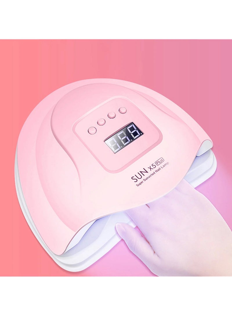 Sun Nail Dryer, UV Gel Nail Lamp 48W Gel Nail Polish LED UV Light Professional Nail Art Tools Accessories with 3 Timer Setting 30/60/90S, Senor For Gel Nails and Toe Nail Curing - Image 1
