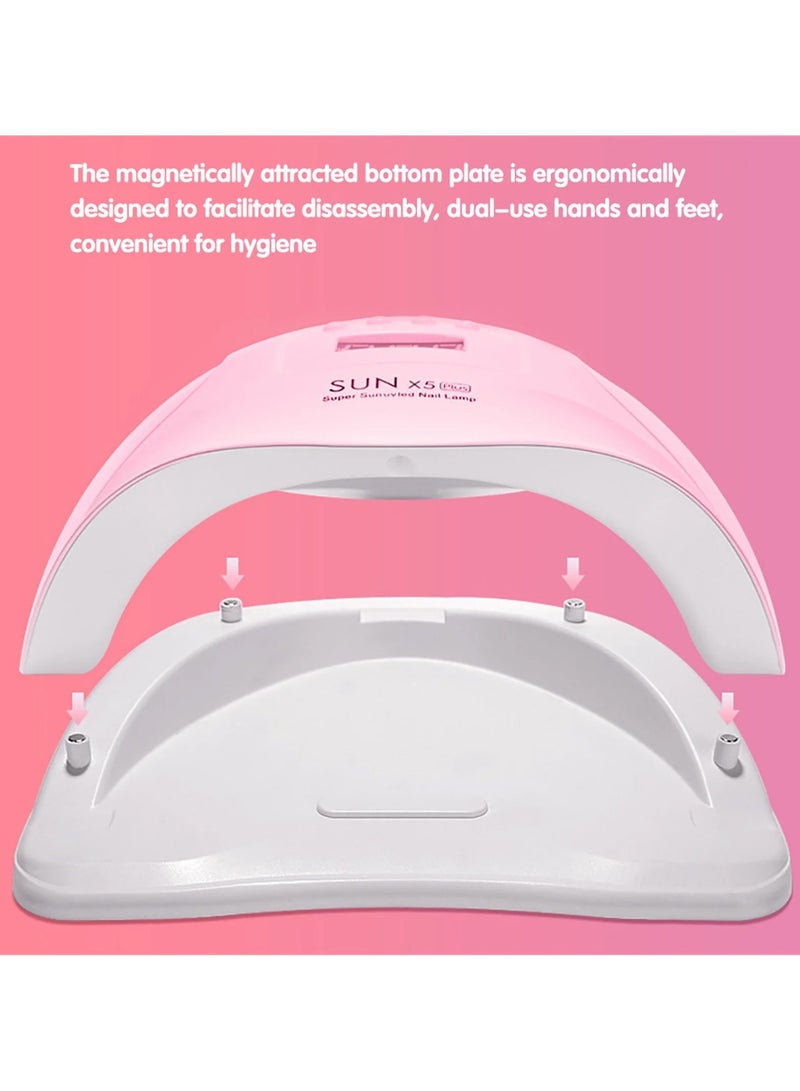 Sun Nail Dryer, UV Gel Nail Lamp 48W Gel Nail Polish LED UV Light Professional Nail Art Tools Accessories with 3 Timer Setting 30/60/90S, Senor For Gel Nails and Toe Nail Curing - Image 4