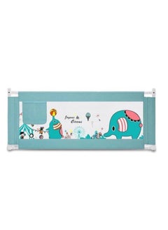 Generic Baby Bed Rails and Crib Guardrail By TOYS-EGYPT , Single Side - Size: 180cm (Blue)  - Image 2