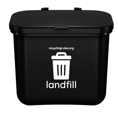 Recycling Rules Hanging Wastebasket for Trash - Image 1