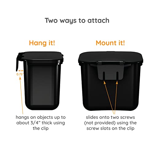 Recycling Rules Hanging Wastebasket for Trash - Image 3