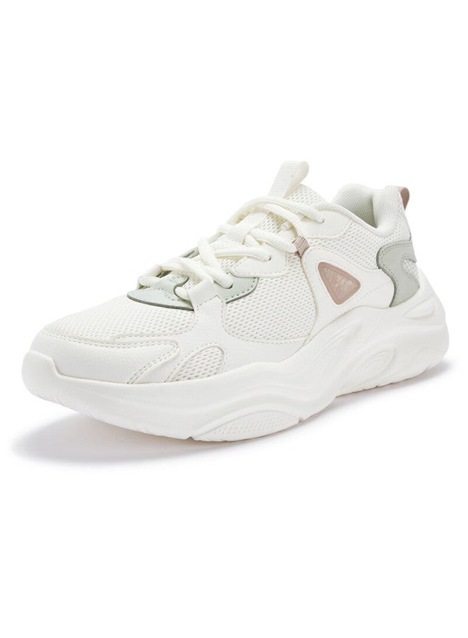 361° Women's Sports Shoes Spring Summer New Thick Sole Cushioning Commuter Retro Casual Dad Sneakers 682616762-1 - Image 5