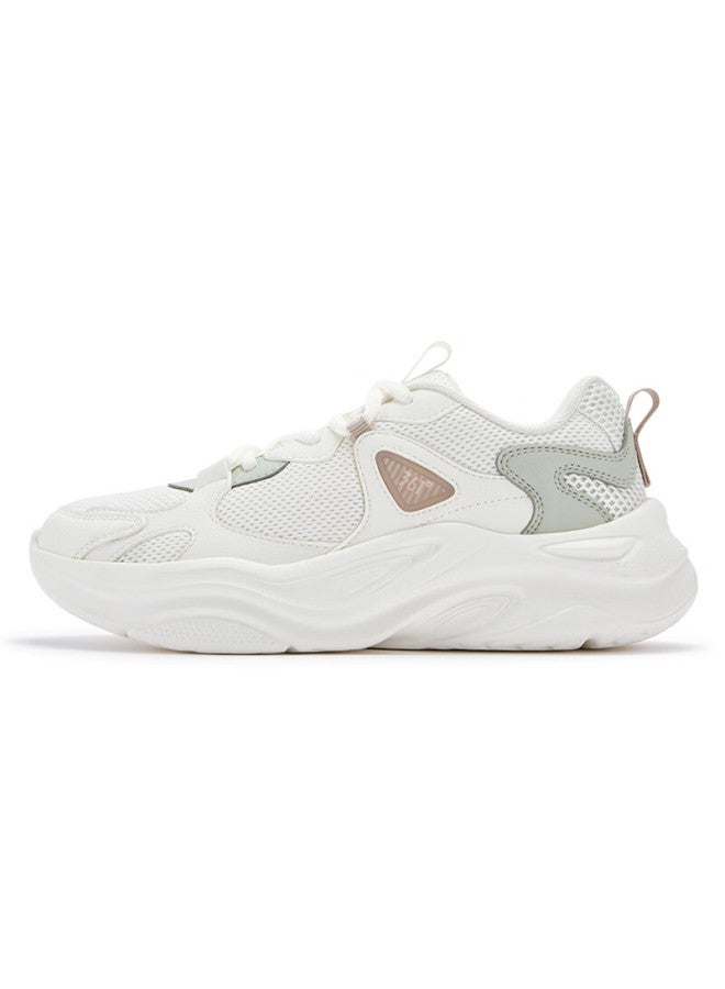 361° Women's Sports Shoes Spring Summer New Thick Sole Cushioning Commuter Retro Casual Dad Sneakers 682616762-1 - Image 4