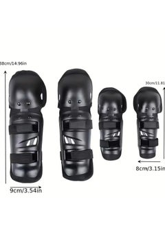 Generic Motorcycle Knee And Elbow Protectors Set Of Four Round Head Competition Protectors, Off-road Motorcycle Riding Equipment, Sports Protectors  - Image 3