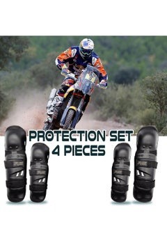 Generic Motorcycle Knee And Elbow Protectors Set Of Four Round Head Competition Protectors, Off-road Motorcycle Riding Equipment, Sports Protectors  - Image 5
