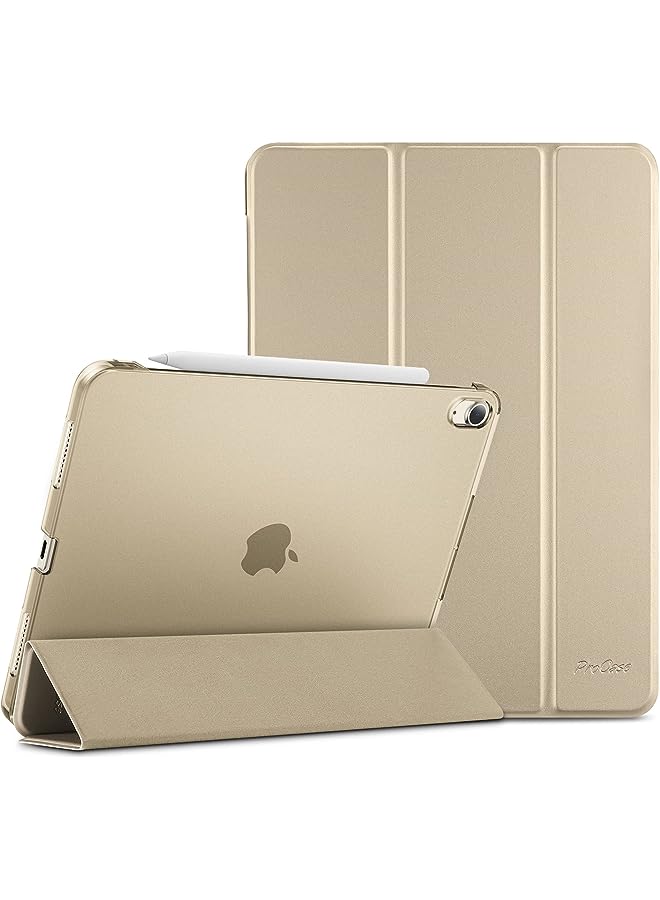 Procases iPad Air 5/Air 4 Case 10.9" 2022 2020, Slim Stand Hard Back Shell Protective Smart Cover Cases for iPad Air 5th/iPad Air 4th Generation -Starlight - Image 1