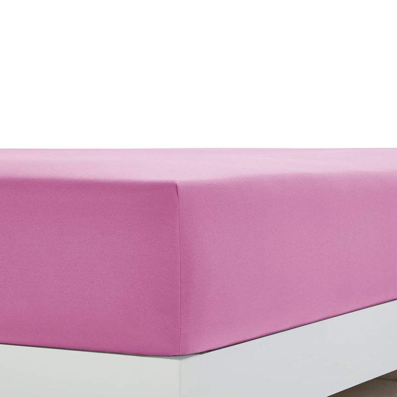 Clara Clark Bed Sheets, Premier 1800 Series 4 Piece Bed Sheet Set, Deep Pocket, Wrinkle, Fade, Stain Resistant, Luxury Soft Bedding Sheets & Pillowcases, Full, Light Pink - Image 3