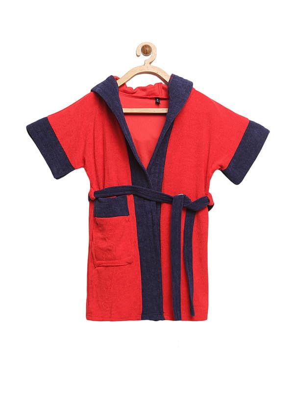 ELEVANTO Kids Hooded Bathrobe Set Bathrobe for GirlsChildren Hodded Bath Robe Bathrobe Gown Ideal for GirlsBoys Childrens Hooded Bath Robe