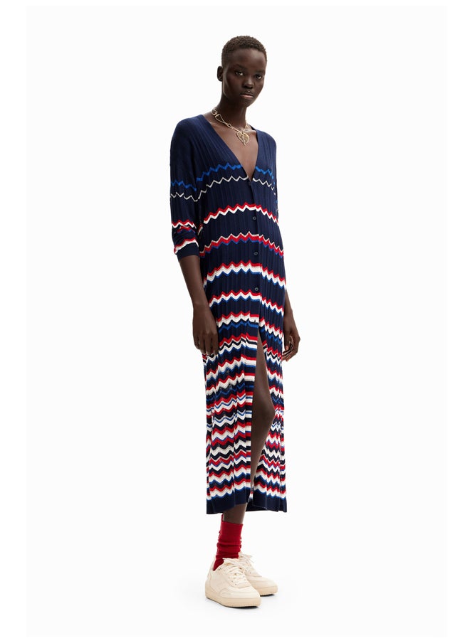 DESIGUAL Wave midi jacket  - Image 4