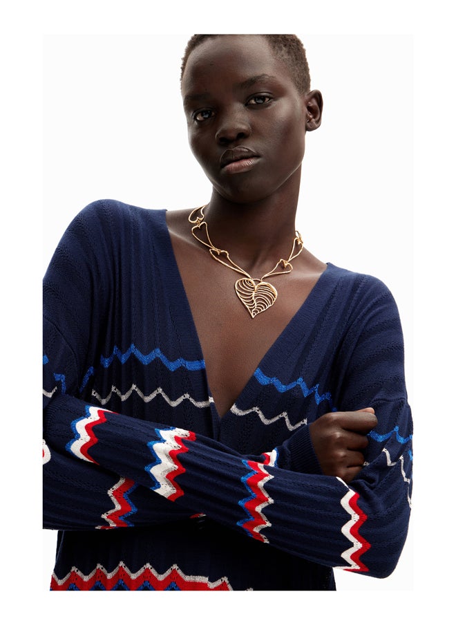 DESIGUAL Wave midi jacket  - Image 1