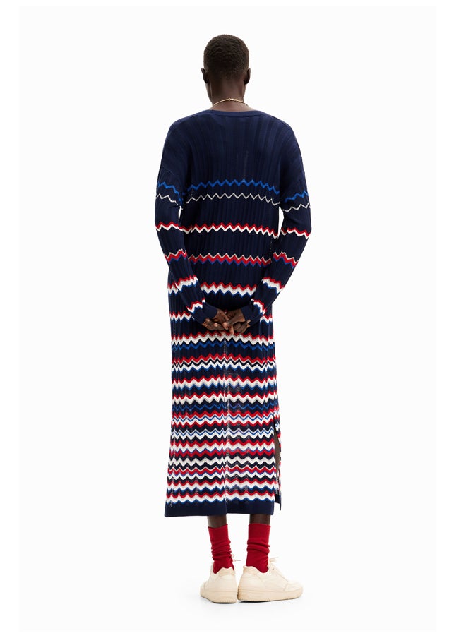 DESIGUAL Wave midi jacket  - Image 5