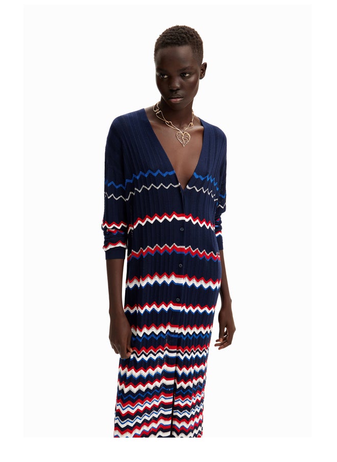 DESIGUAL Wave midi jacket  - Image 3