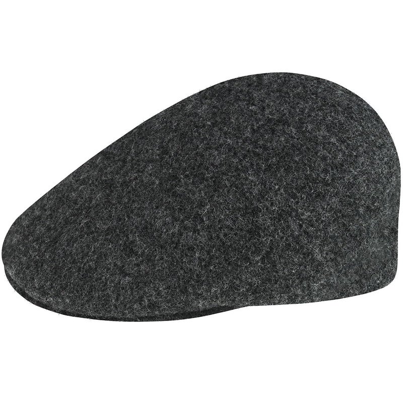 KANGOL قبعة كانغول سموثليس وول 507 مسطحة للرجال والنساء وسط قماش فلانيل داكن - Image 2