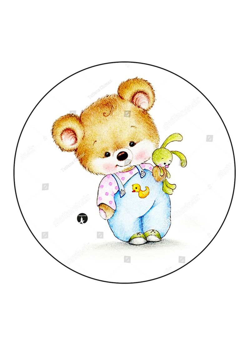 RKN Bear Printed Fridge Magnet Multicolour - Image 1