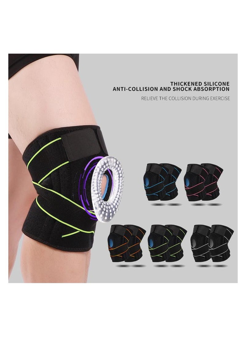 GTSOL - Large Knee Support Brace with Side Stabilizers & Gel Padding Adjustable Compression for Pain Relief, Meniscus Tear, ACL, MCL, Arthritis, and Injury Recover - Image 1