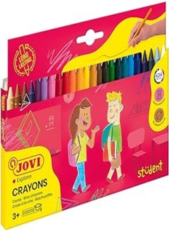 JOVI Jovi Plasticolor Plastic Crayons - 24 Colors 