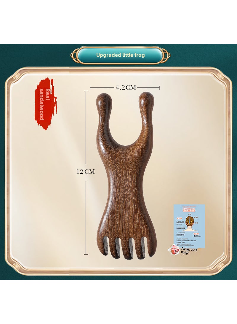 Generic Sandalwood Frog Massage Comb for Eye ReliefUpgrade [Sandalwood] Figure Upgrade [Sandalwood] Figure 