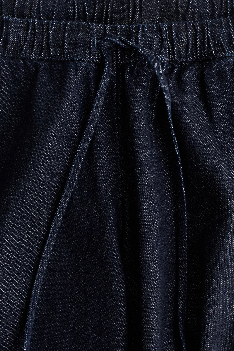 H&M  MAMA Denim drawstring trousers for Women | Best Price UAE