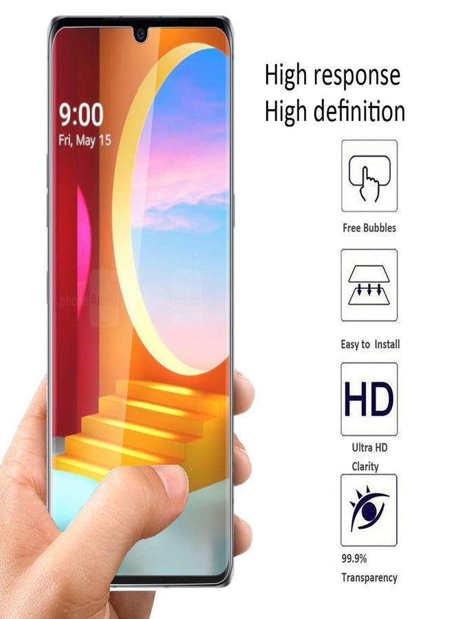 Orzero (3 Pack TPU Screen Protector Compatible for LG Velvet/LG Velvet 5G UW (Not Tempered Glass) Protector De Pantalla Premium Quality Full Coverage High Definition Anti-Scratch Bubble-Free - Image 2