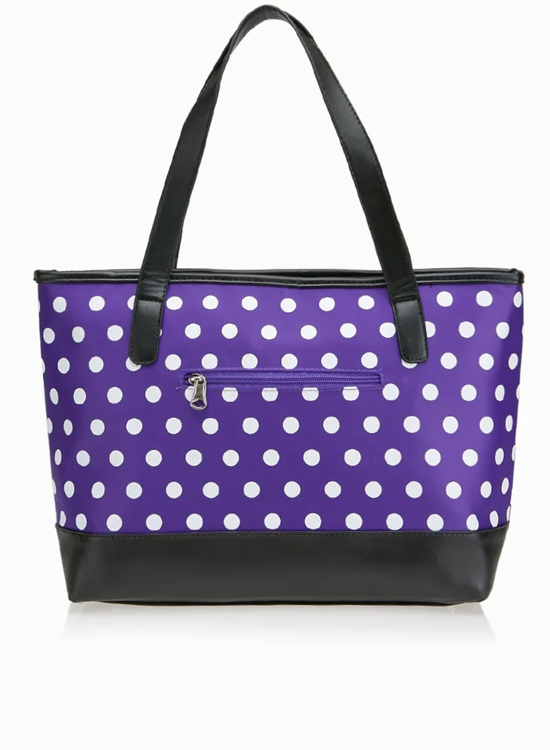Ginger Polka Dot Shopper