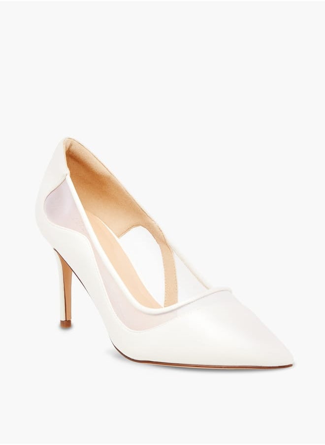 Celeste Womens Textured Slip-On Pumps With Stiletto Heels  - Image 1
