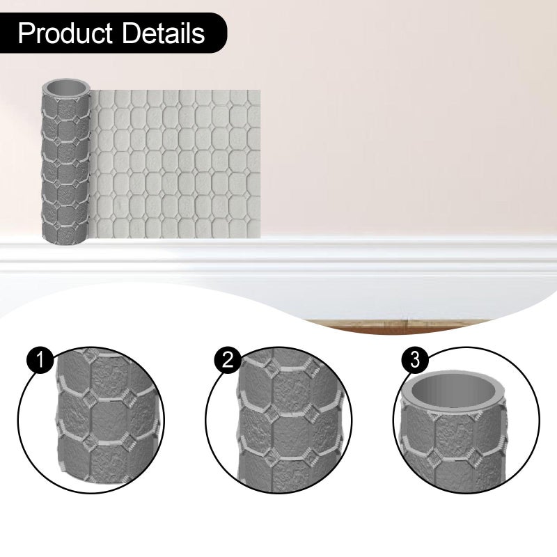 Terrain Texture Roller High Performance Professional Hand Roller Accessory Style C - Image 3
