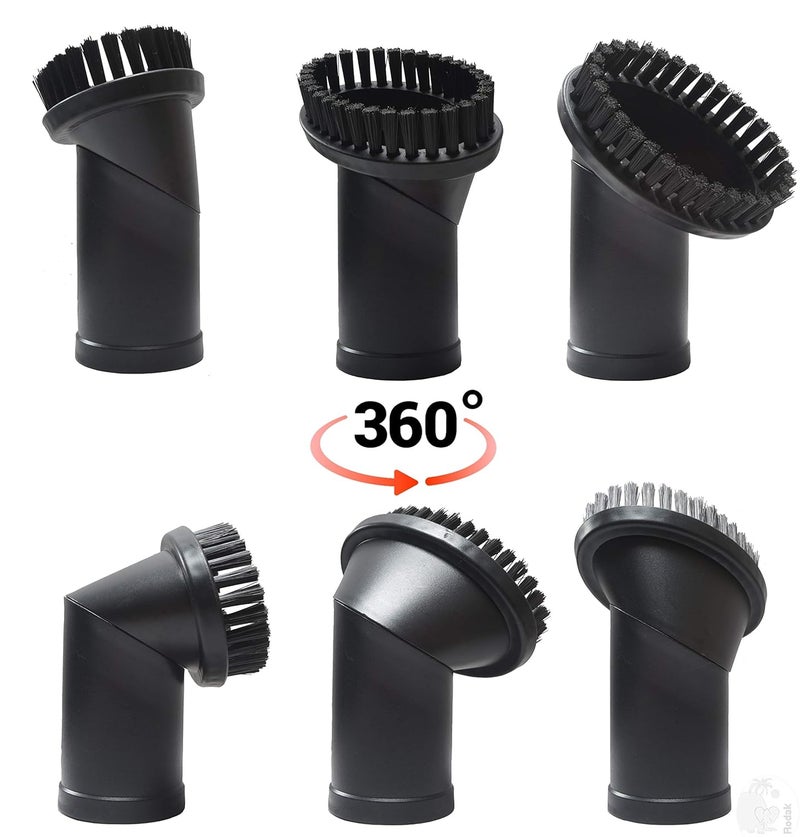 RODAK 35 mm Connecting Size Vacuum Cleaner Accessory Kit Set of Two Upholstery Nozzle One Crevice Tool One 360 Degree Rotatable Brush and Free Parking Clip - Image 3
