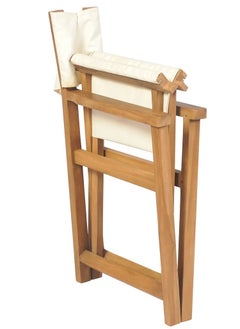 vidaxl Folding Director's Chairs 2 pcs Solid Teak Wood  - Image 5