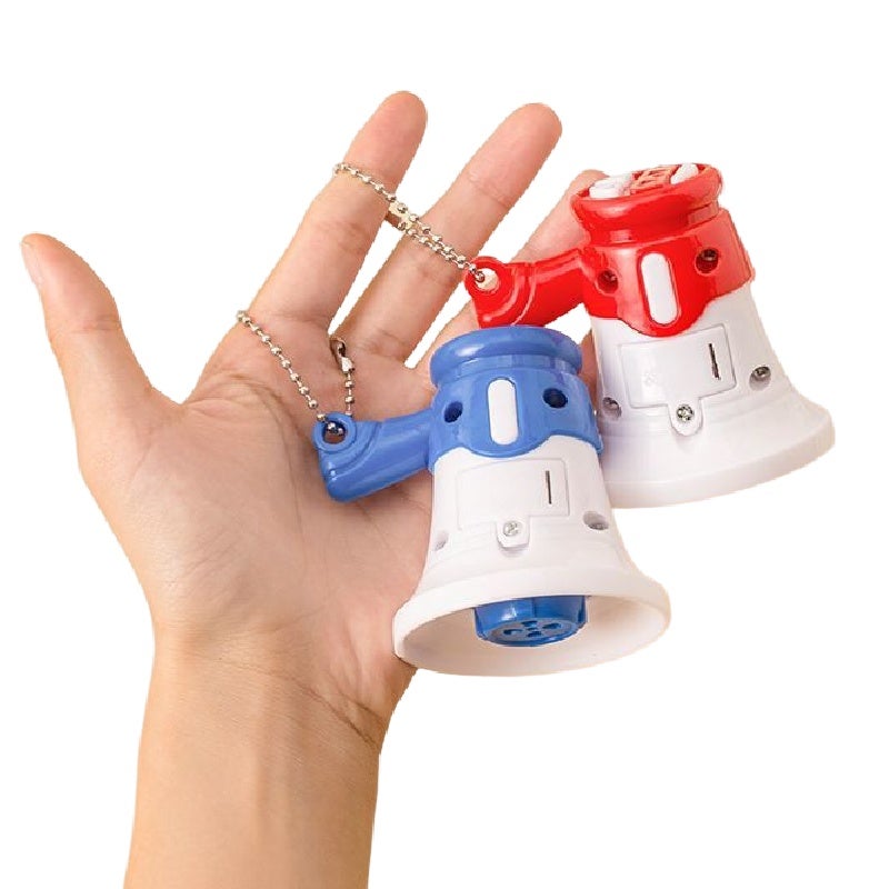 Kids Megaphone Toy: 7.5*7*6cm Blue, 3-In-One Voice Amplification Recording Music Functions - Portable Lightweight With Lanyard, Safe Rounded Plastic For Kids Pretend Play, Parties, Outdoor Adventures - Image 5