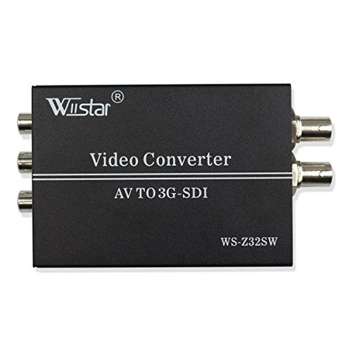 Wiistar AV CVBS to 3G-SDI Audio Video Converter Composite to SDI Converter Support 1080P for CRT HDTV to Camera - Image 2