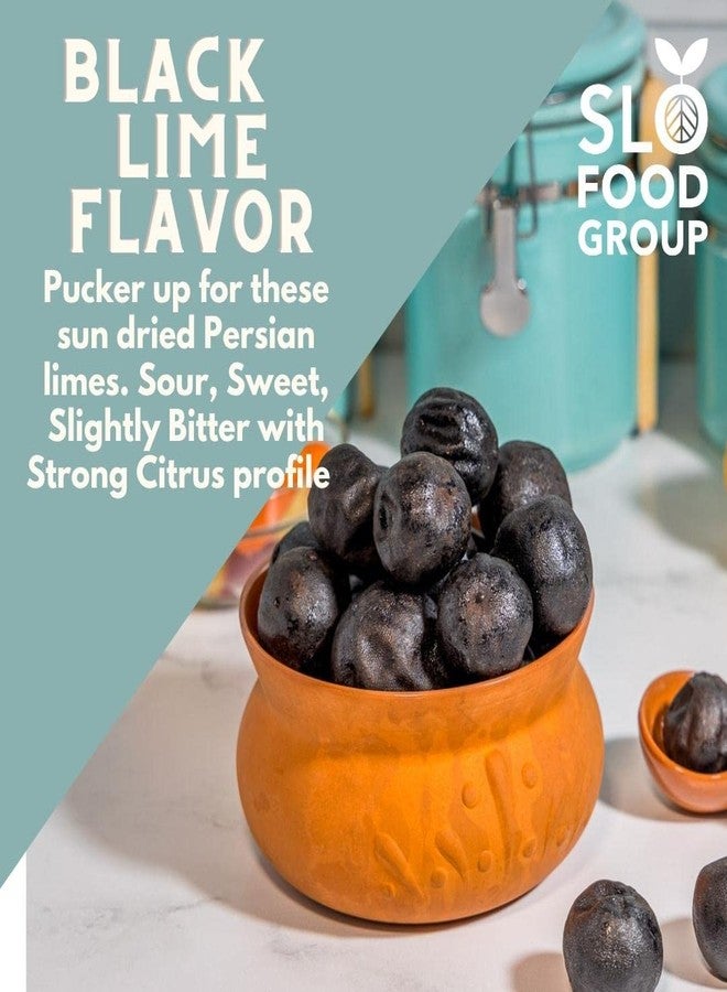 Slofoodgroup ليمون أسود من مجموعة سلوفوود، ليمون مجفف، ليمون فارسي، لومي، مكونات مودل الشرقية للتخليل، 2 أونصة - Image 3