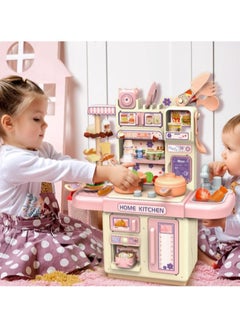 Children's Kitchen Toy Set, DIY Pretend Play with Role-Playing, Food and Cooking Game for Young Children, Play Set for Children 3 to 8 Years Old for Girls and Boys - 35 Pieces (Pink) - pzsku/ZCAFBE48B5CAAF5F1196BZ/45/_/1739537372/37b80167-887b-4bb9-933d-c28e8a474762