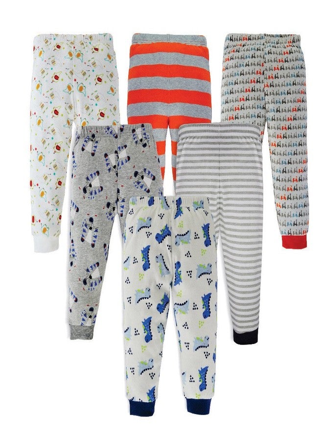 X2O Cotton Baby Pajama Pants with Rib (Unisex) (Multicolor) (Assorted Prints) (3 to 6 Months) Pants_002 - Image 1