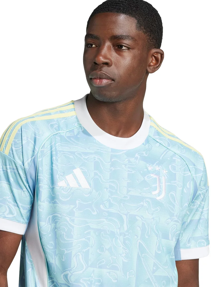 adidas قميص يوفنتوس أ أزرق قصير الأكمام للرجال