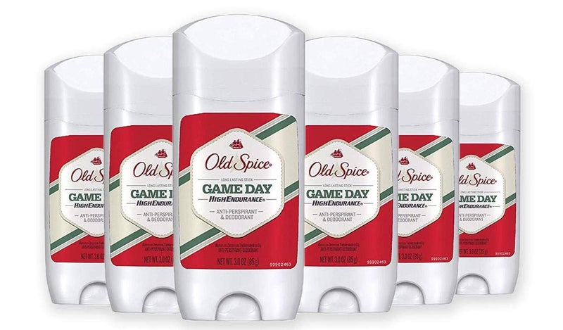 Old Spice Antiperspirant and Deodorant for Men, High Endurance, Game Day Long Lasting Stick, 3 Oz (Pack of 6) - Image 1
