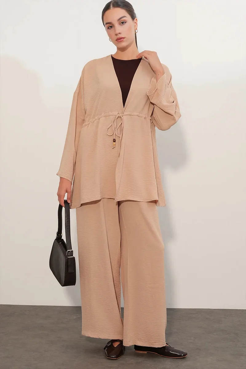 Big Dart BDART Two-Piece Wide-Leg Kimono Set