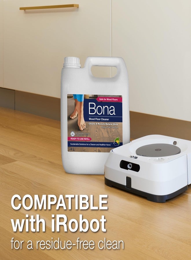 Bona Hardwood Floor Cleaner Refill (2.5 Ltr) (88 oz) (Specially Designed For Wood Floor/Wooden Surface Cleaning | iRobot Liquid | Suitable for Lacquer (Varnished) or Hard-Waxed Wood Floors - Image 5