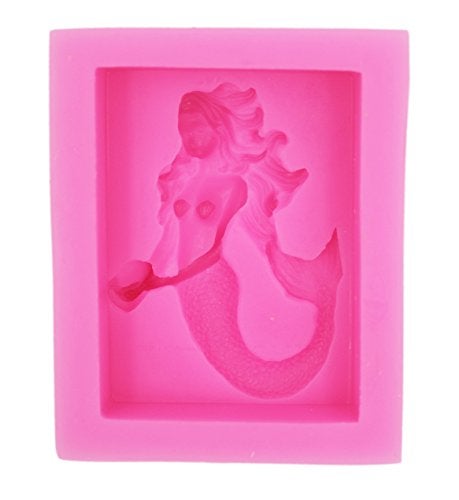 Longzang Mermaid Mould S282 Craft Art Silicone Soap Mold Craft Molds DIY Handmade soap molds - Image 2