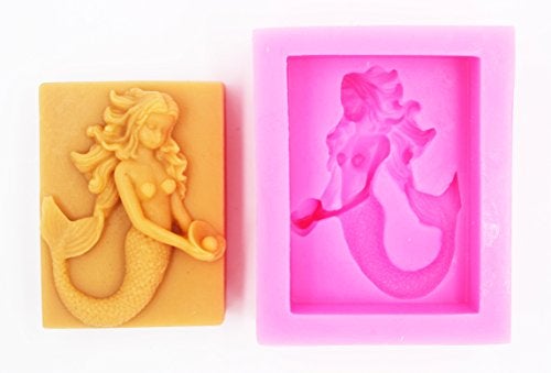 Longzang Mermaid Mould S282 Craft Art Silicone Soap Mold Craft Molds DIY Handmade soap molds - Image 4