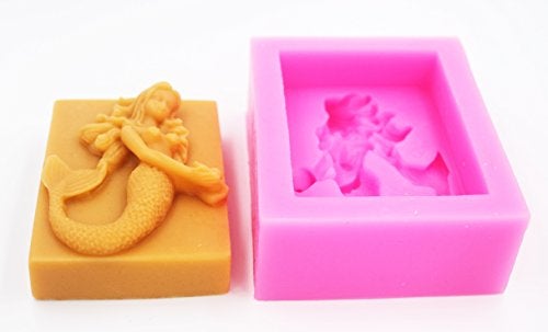 Longzang Mermaid Mould S282 Craft Art Silicone Soap Mold Craft Molds DIY Handmade soap molds - Image 5
