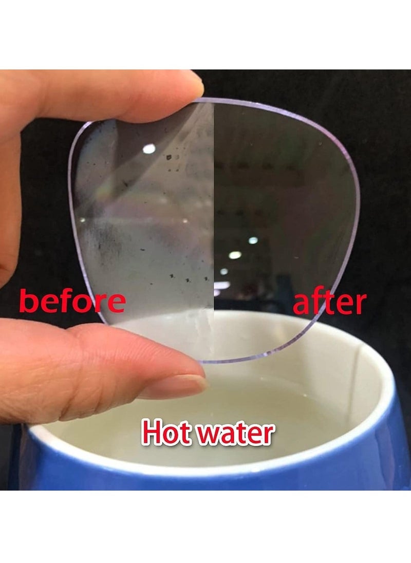 KASTWAVE 2pcs Anti-Fog Cloth for Glasses and Goggles Nano Cleaning Wipes, 5.9" X 5.9", Reusable for Eyeglasses, Motorcycle Helmets, Camera Lenses, Masks - Defogging Cleaner - Image 3