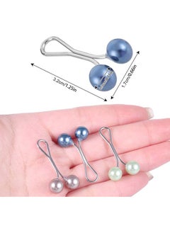 Generic Colorful Faux Pearl U Shape Hair Clips for Shawl and Hijab  - Image 4