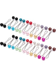 Generic Colorful Faux Pearl U Shape Hair Clips for Shawl and Hijab  - Image 3