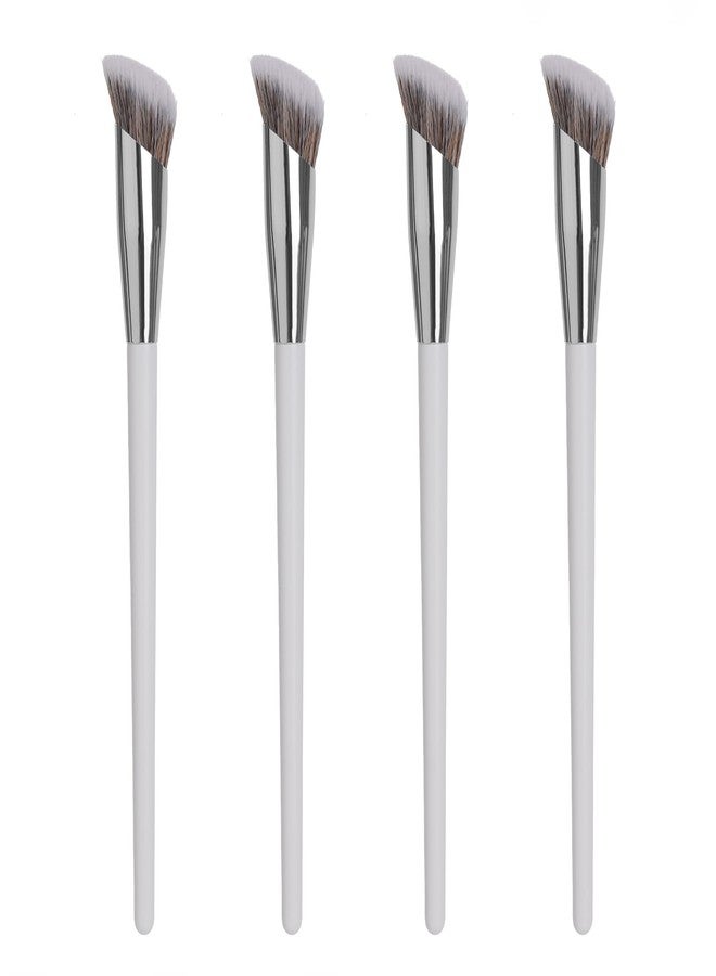 LoveBB 4 Pcs Under Eye Concealer Brushes, Soft Precision Nose Contour Brush Angled Concealer Makeup Brush - Image 1